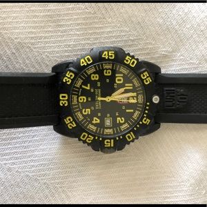 Luminous 7050 series Black & Yellow women’s watch.
